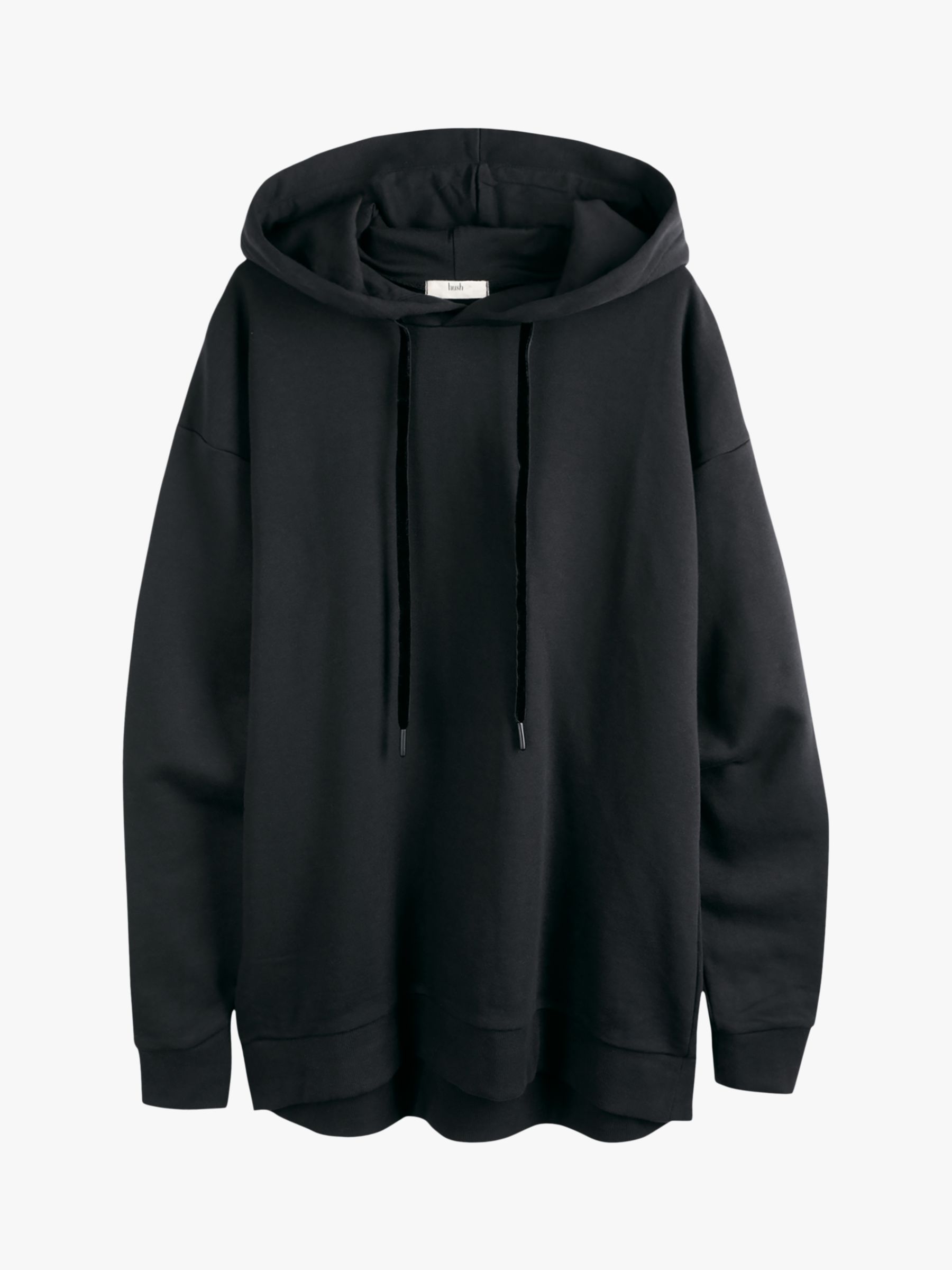 navy longline hoodie