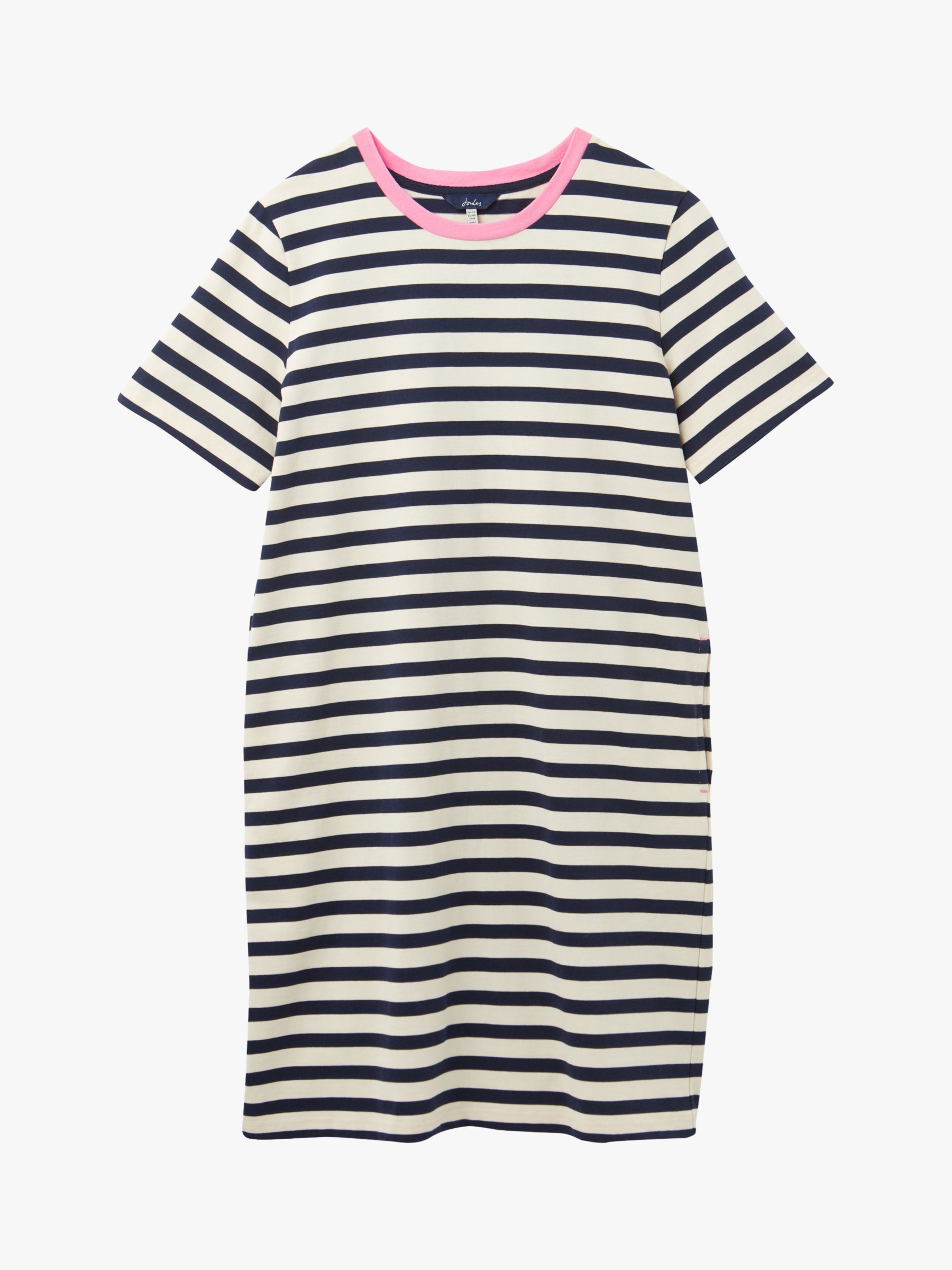 Joules Liberty Jersey Dress, Navy Stripe