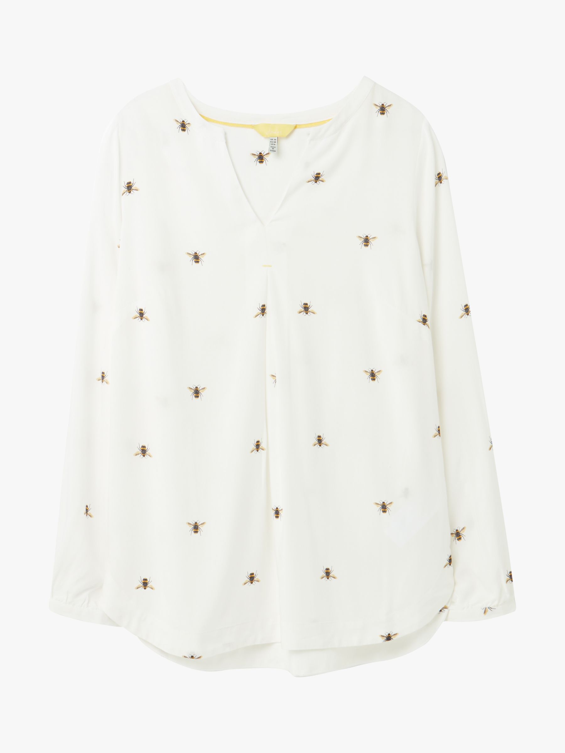 Joules Rosamund Bee Top, Cream, 16