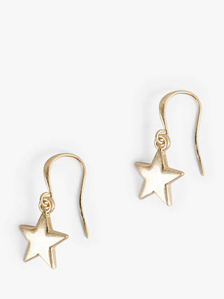 HUSH Estrella Star Drop Earrings, Gold
