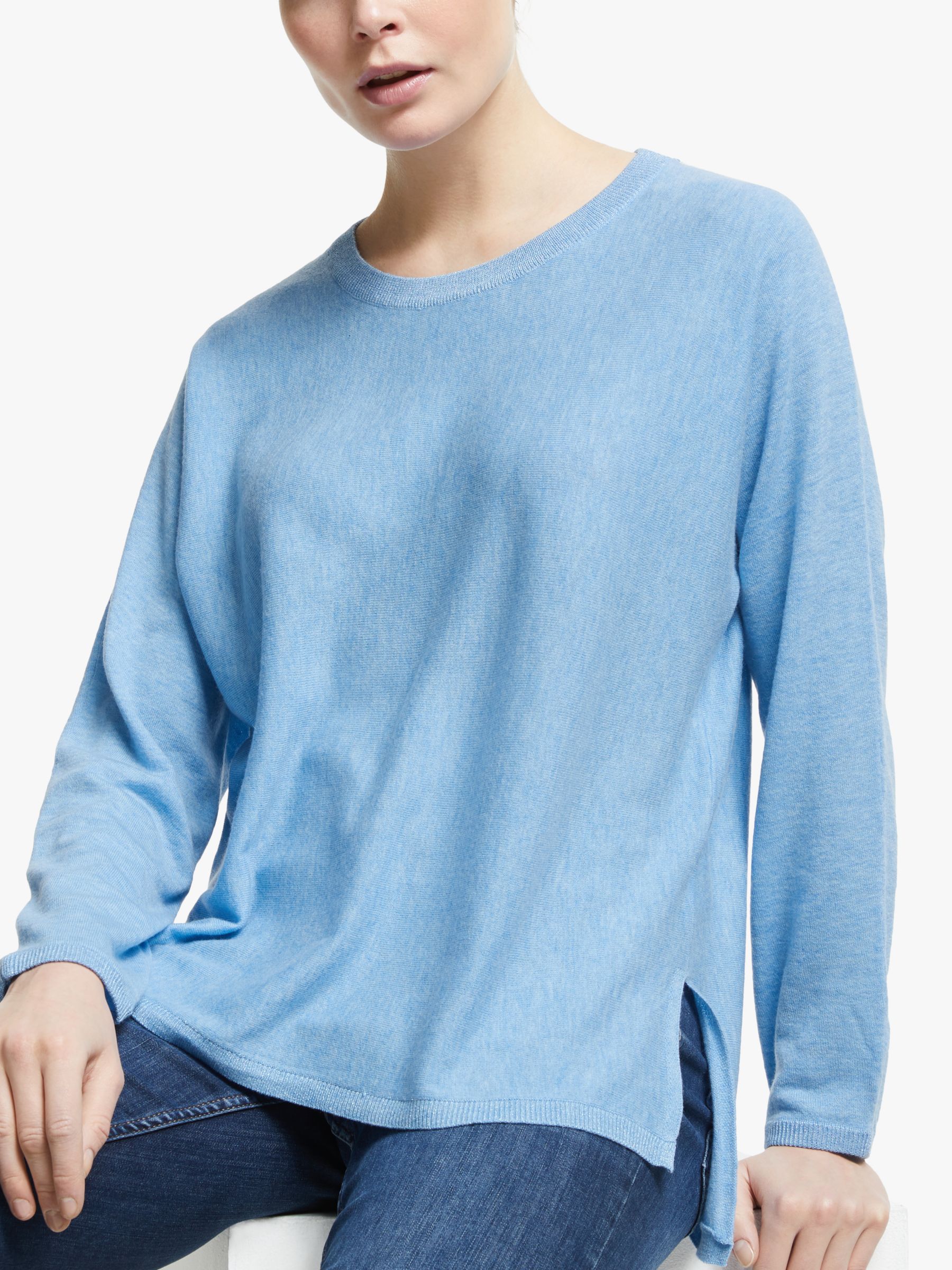 baby blue crew neck