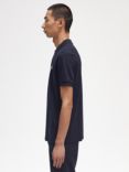 Fred Perry Plain Regular Fit Polo Shirt, Navy