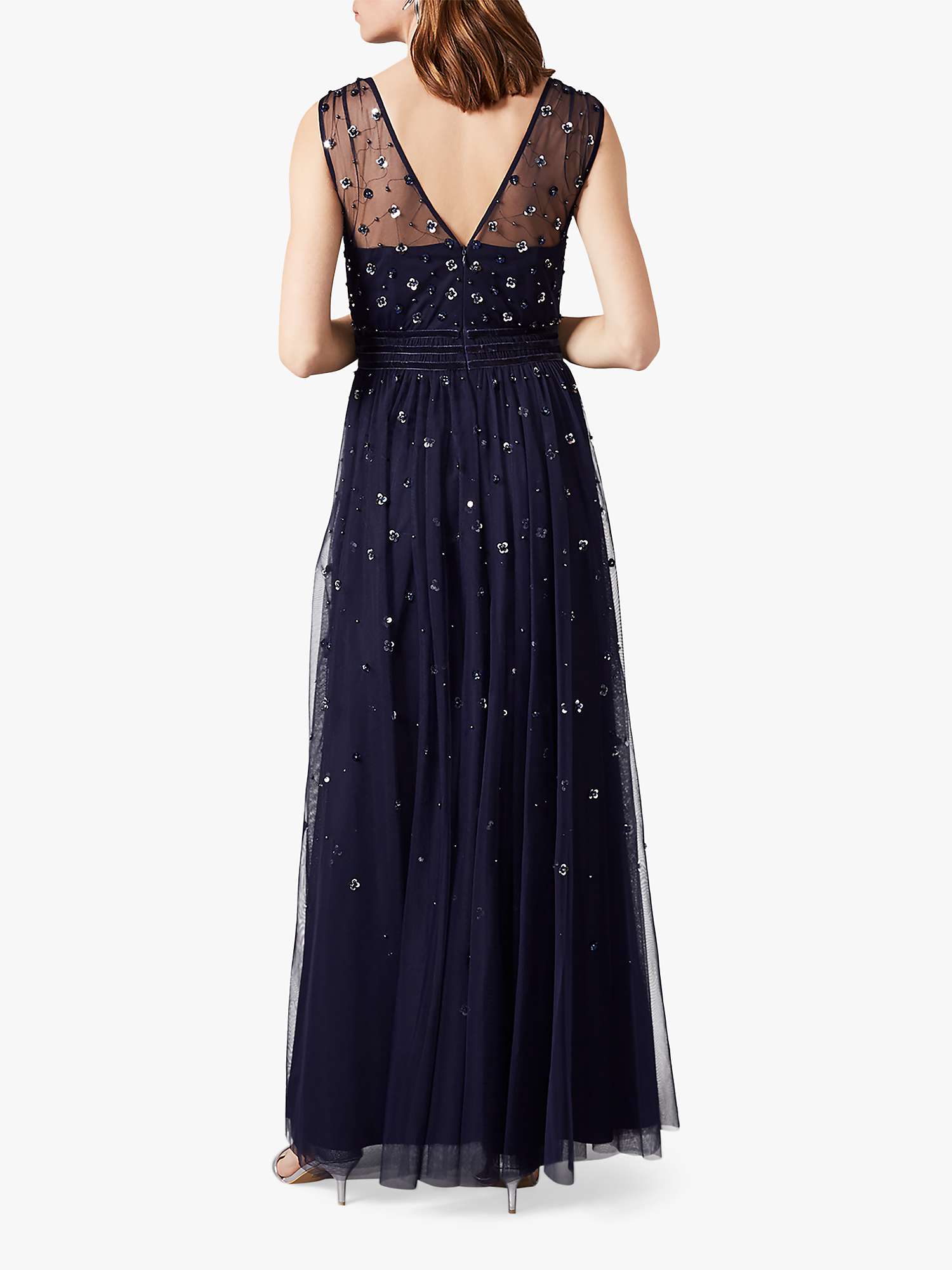 Buy Phase Eight Marcia Sequin Tulle Dress, Midnight Online at johnlewis.com