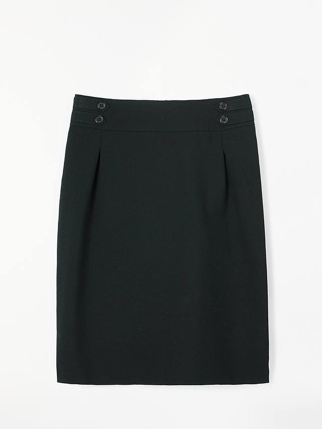 John Lewis Girls' Stain Resistant School Pencil Skirt, Black