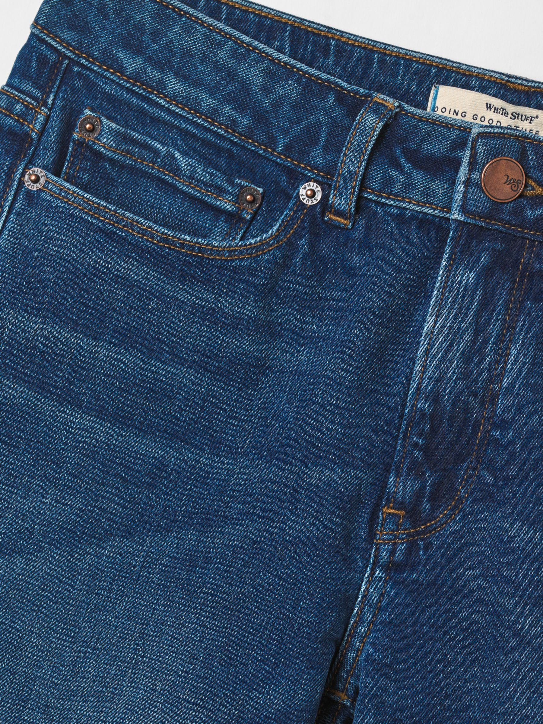 White Stuff Straight Jeans, Blue Denim at John Lewis & Partners