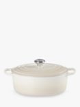 Le Creuset Signature Cast Iron Oval Casserole, Meringue