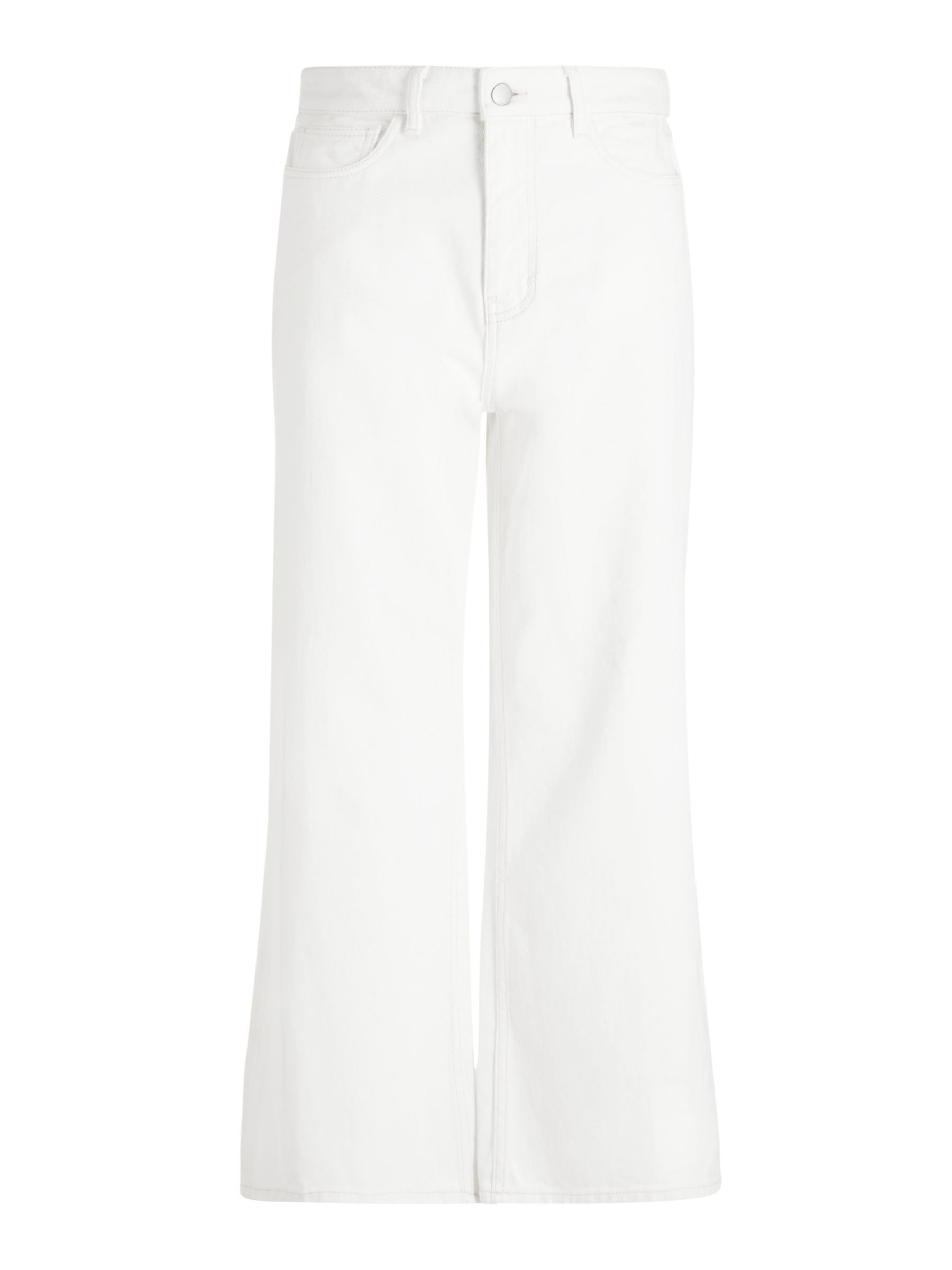 People Tree Areil Wide Leg Jeans, White