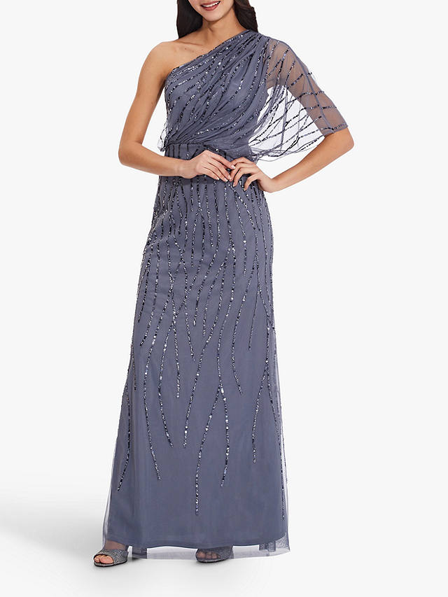Adrianna Papell One Shoulder Long ...