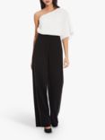 Adrianna Papell Crepe Tuxedo Trousers, Black