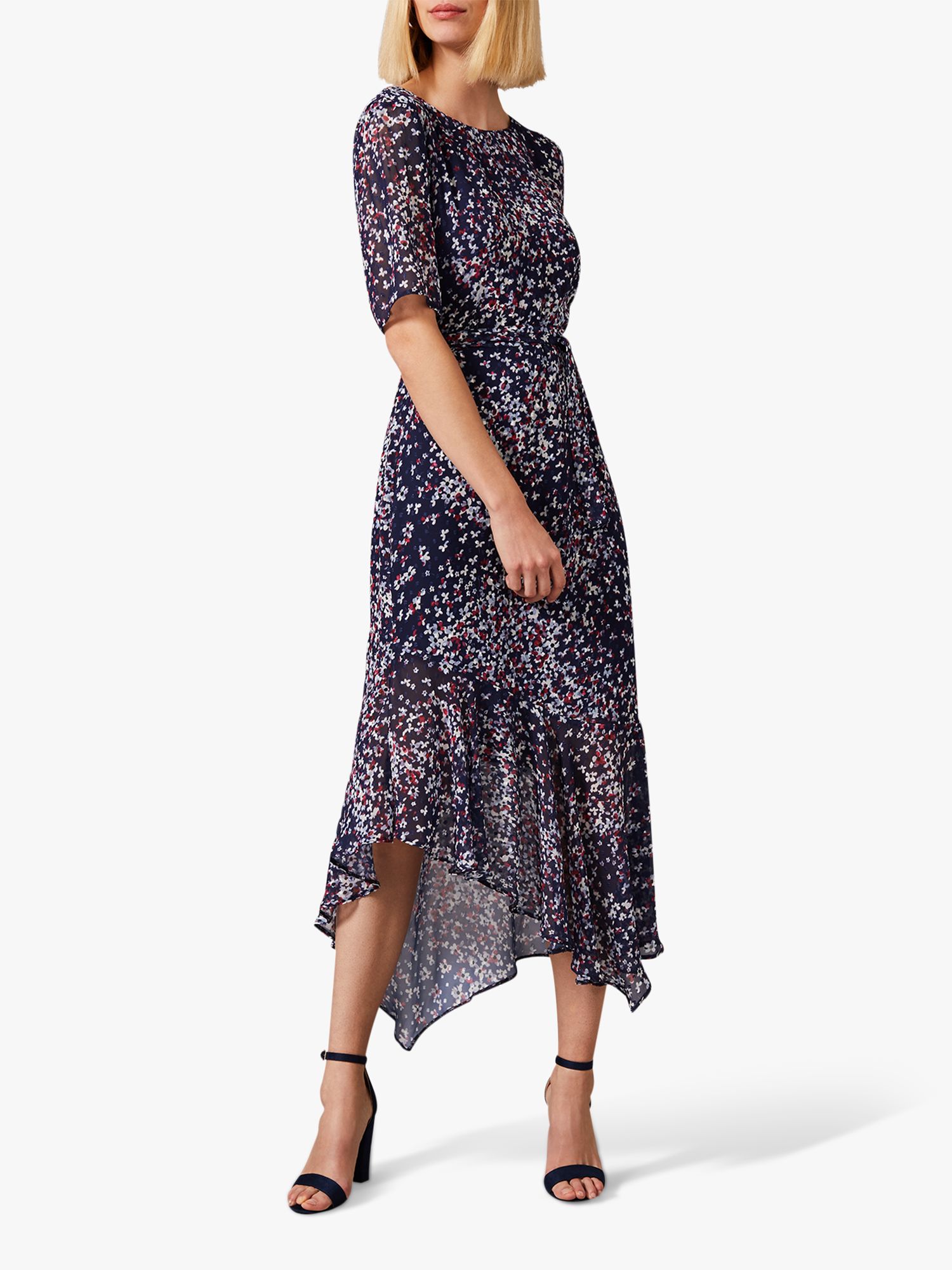 phase eight klara printed dress