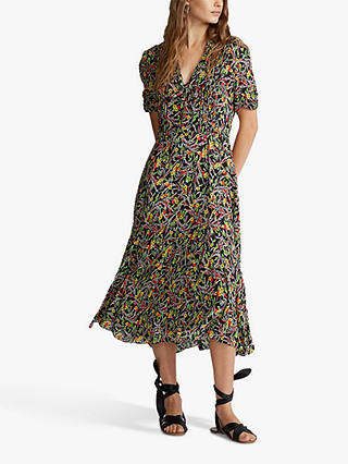Polo Ralph Lauren Grace Floral Print Dress, Multi