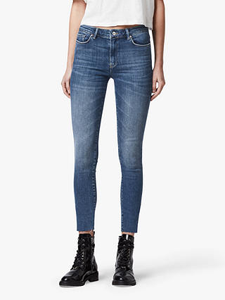 AllSaints Miller Mid-Rise Skinny Jeans