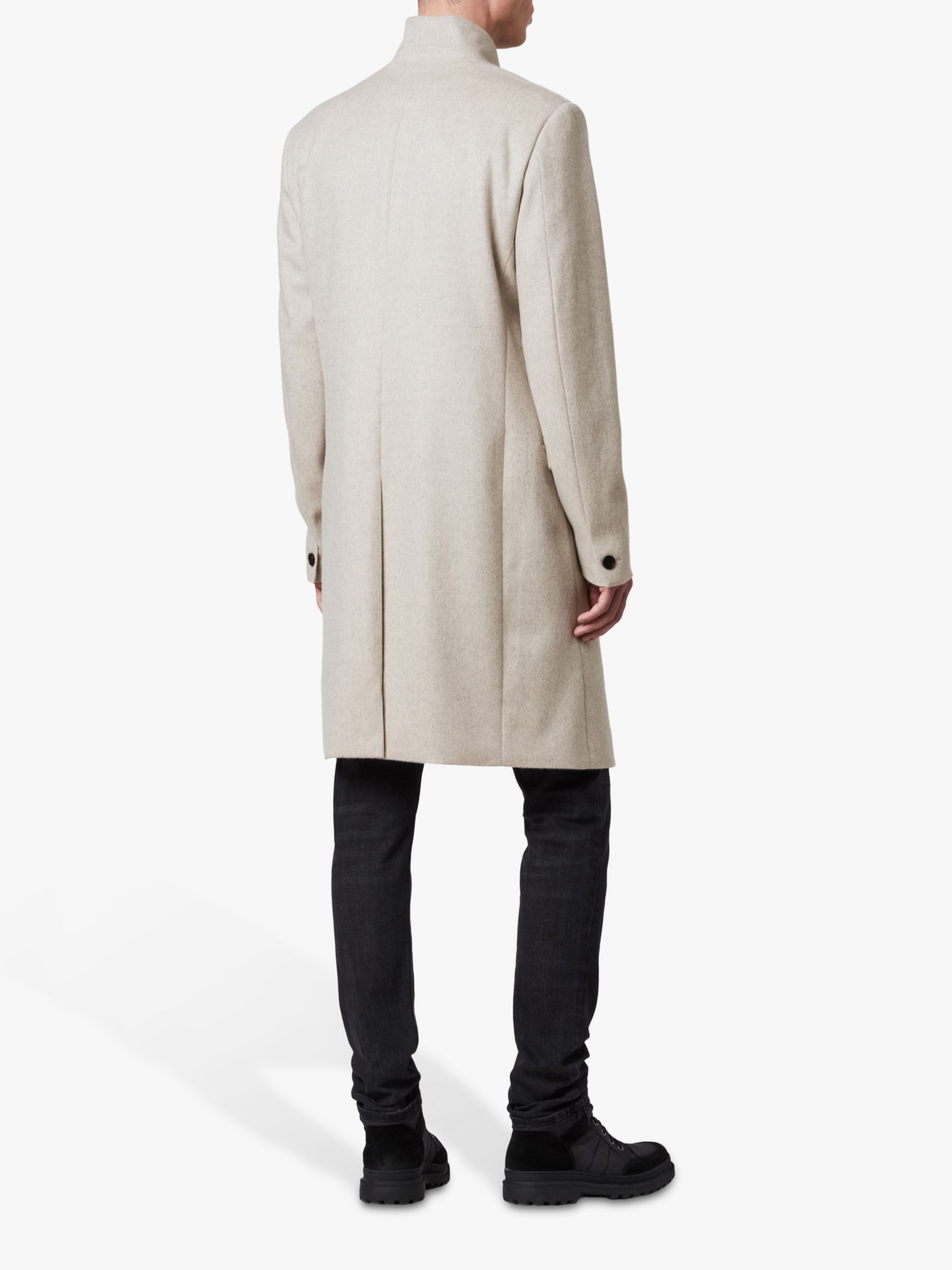 AllSaints Birdstow Wool Coat, Oatmeal