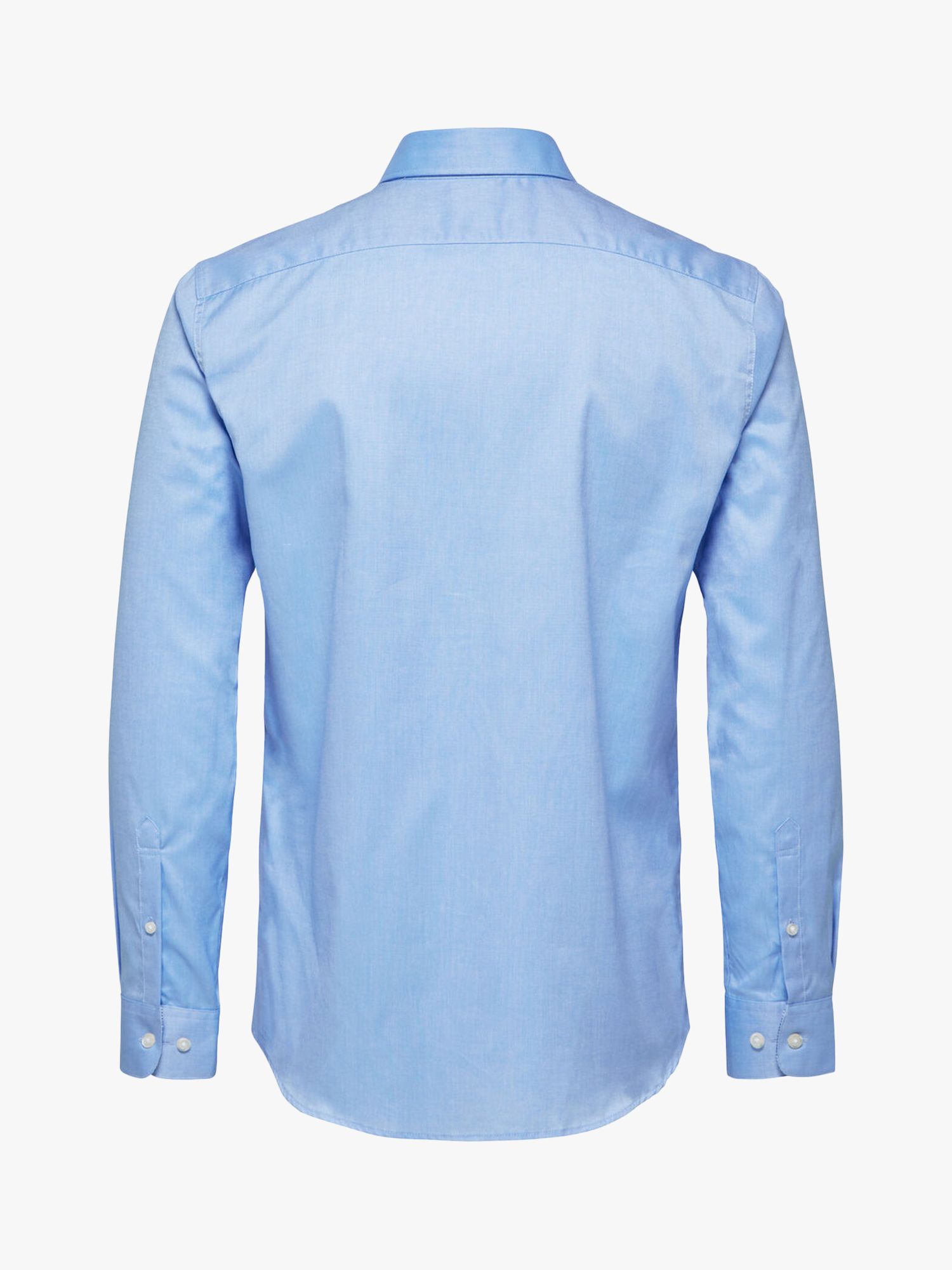 SELECTED HOMME Mark Slim Fit Shirt, Light Blue at John Lewis & Partners