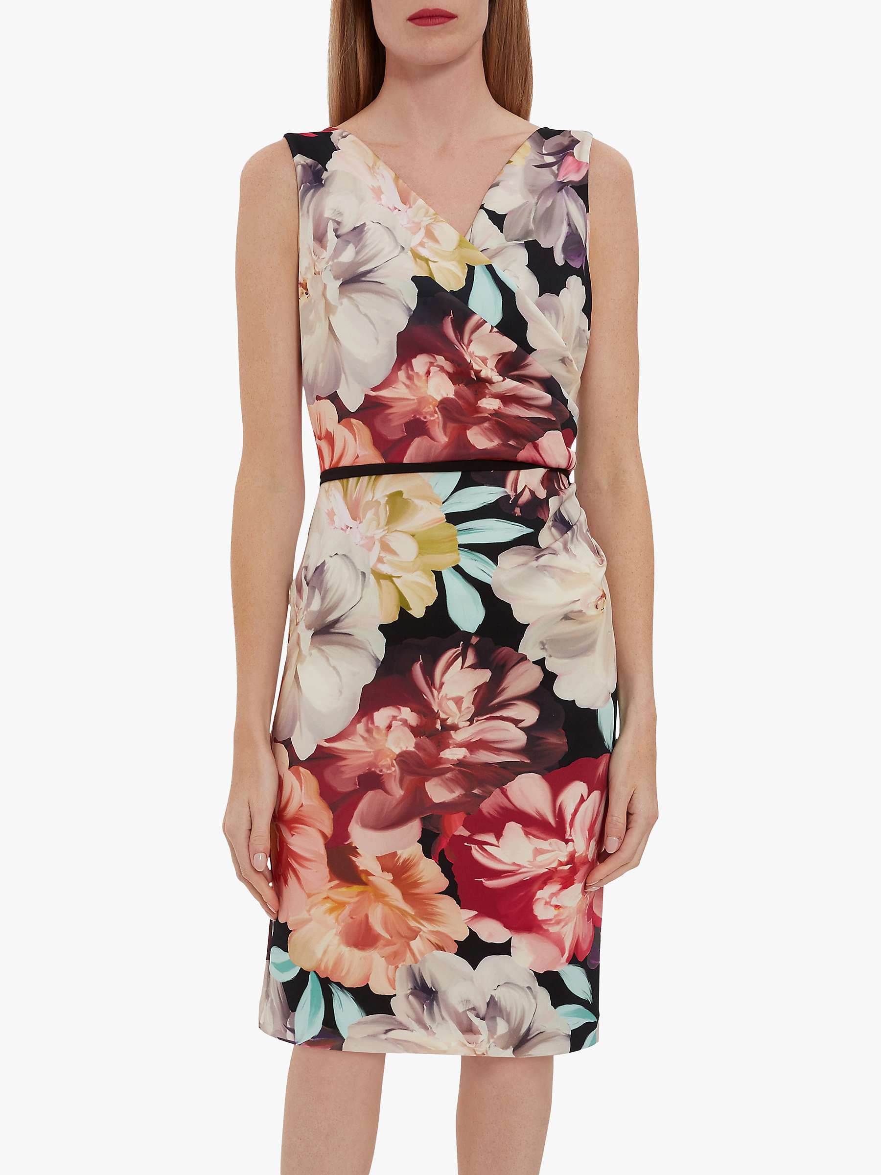Buy Gina Bacconi Elena Floral Print Dress, Multi Online at johnlewis.com