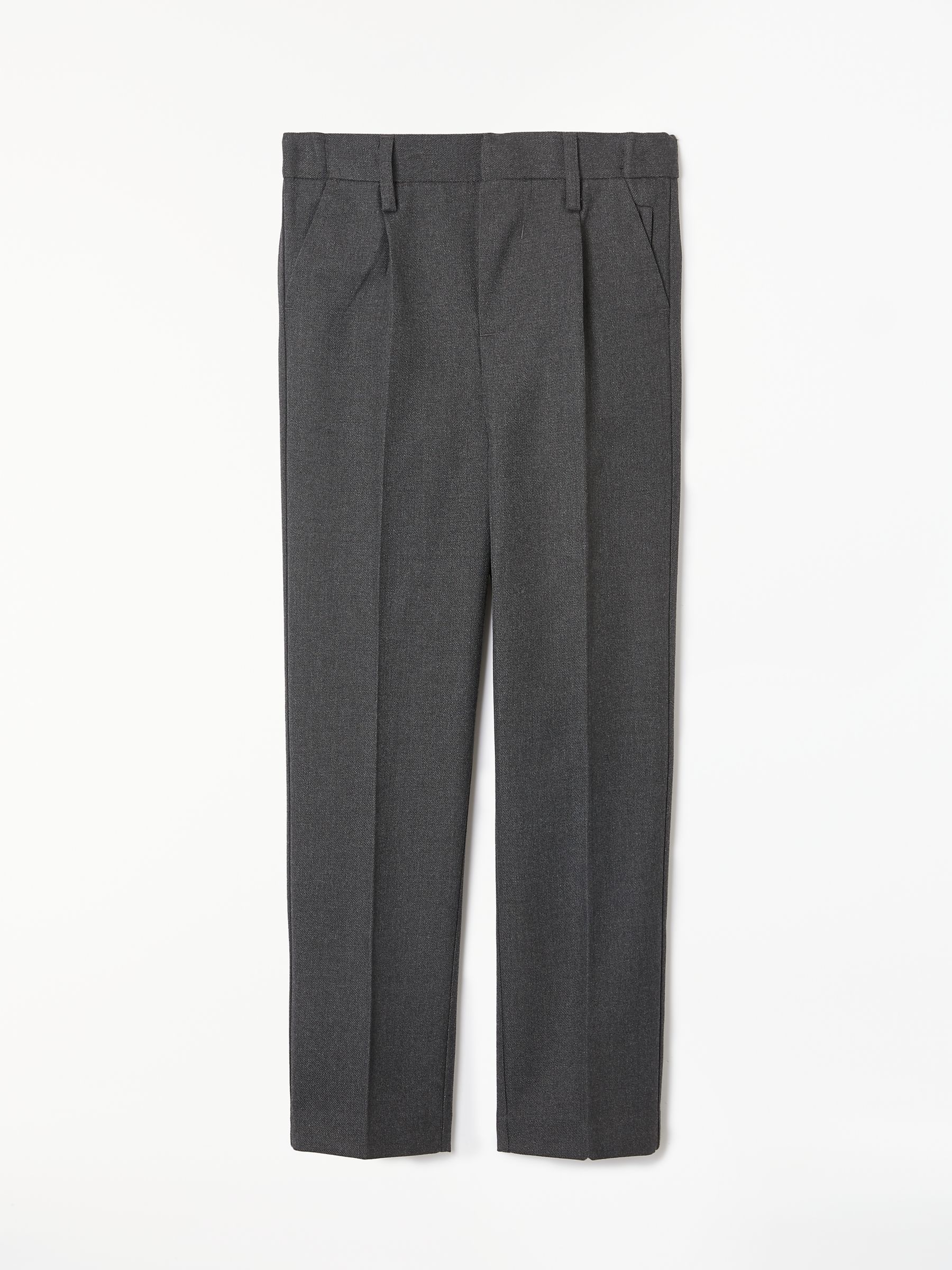 John Lewis & Partners Boys' Adjustable Waist Stain Resistant Slim Fit School Trousers