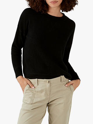 Pure Collection Cashmere Textured Knit Sweatshirt