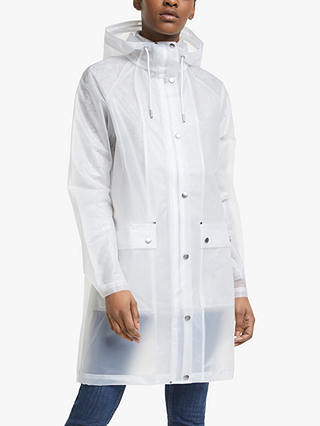Ilse Jacobsen Hornbæk Transparent Raincoat, White, 10
