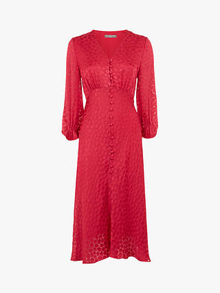 Fenn Wright Manson Petite Renee Dress, Raspberry at John Lewis & Partners