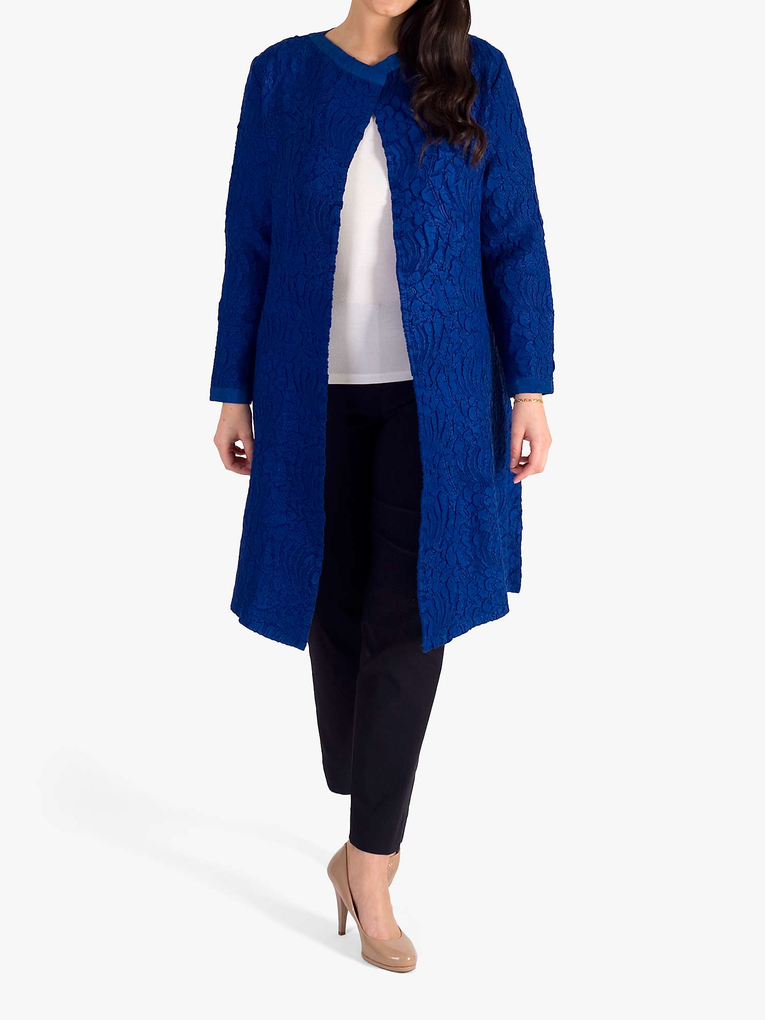 Buy chesca Suedette Crush Flared Coat Online at johnlewis.com