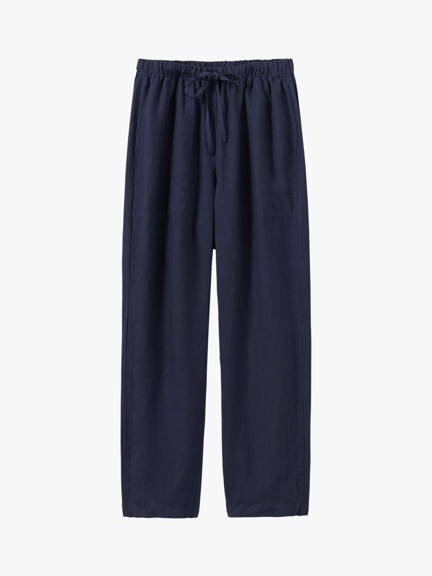 Toast Garment Dye Linen Trousers, Blue