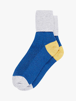 Brora Colour Block Cashmere Socks