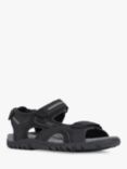 Geox Strada Sandals, Black/Stone