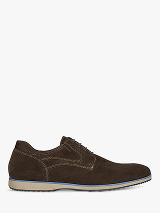 Geox Blainey Suede Shoes, Dark Brown