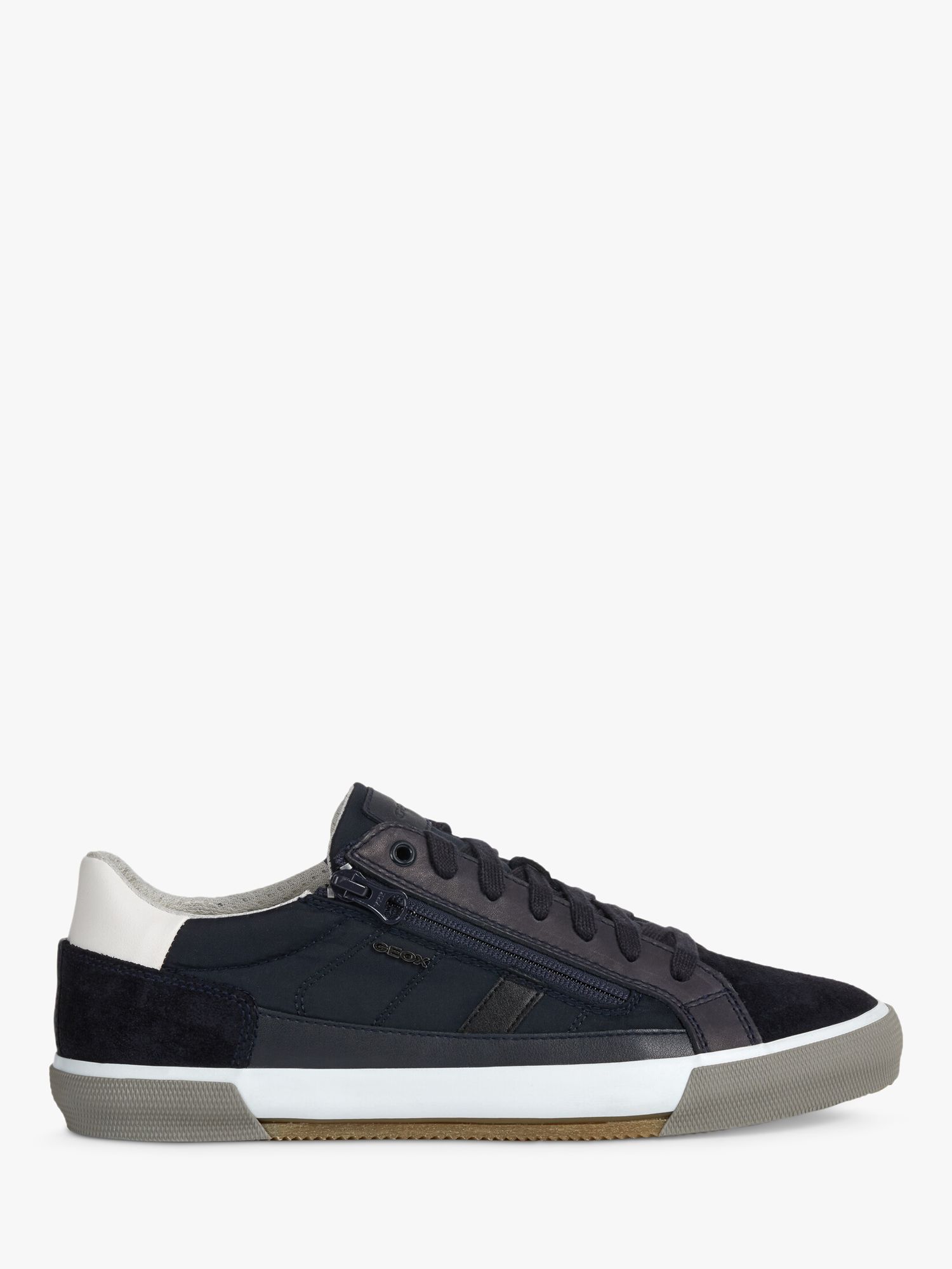 Geox Kaven Suede Trainers, Navy at John Lewis & Partners