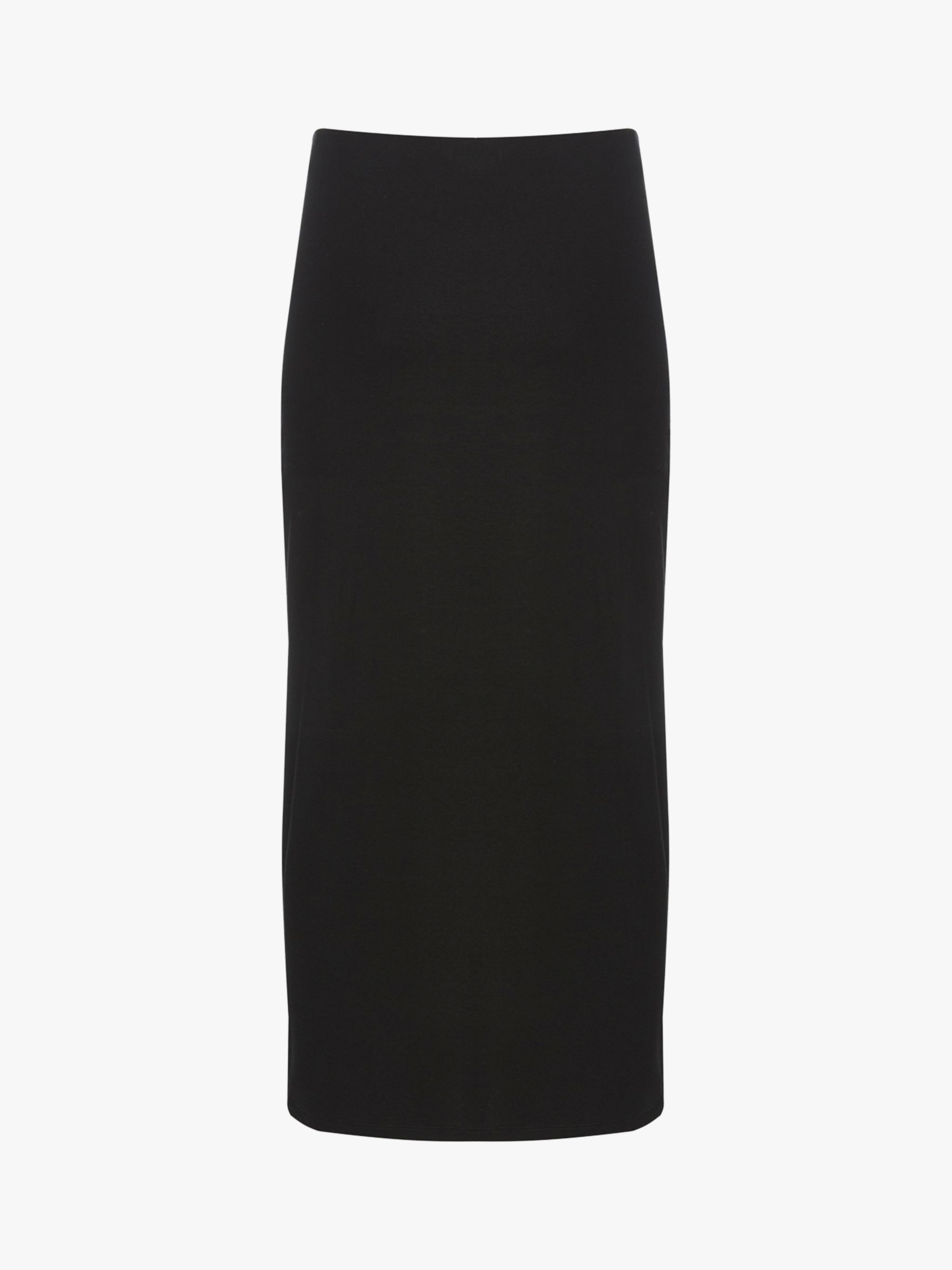 Mint Velvet Jersey Wrap Midi Skirt, Black