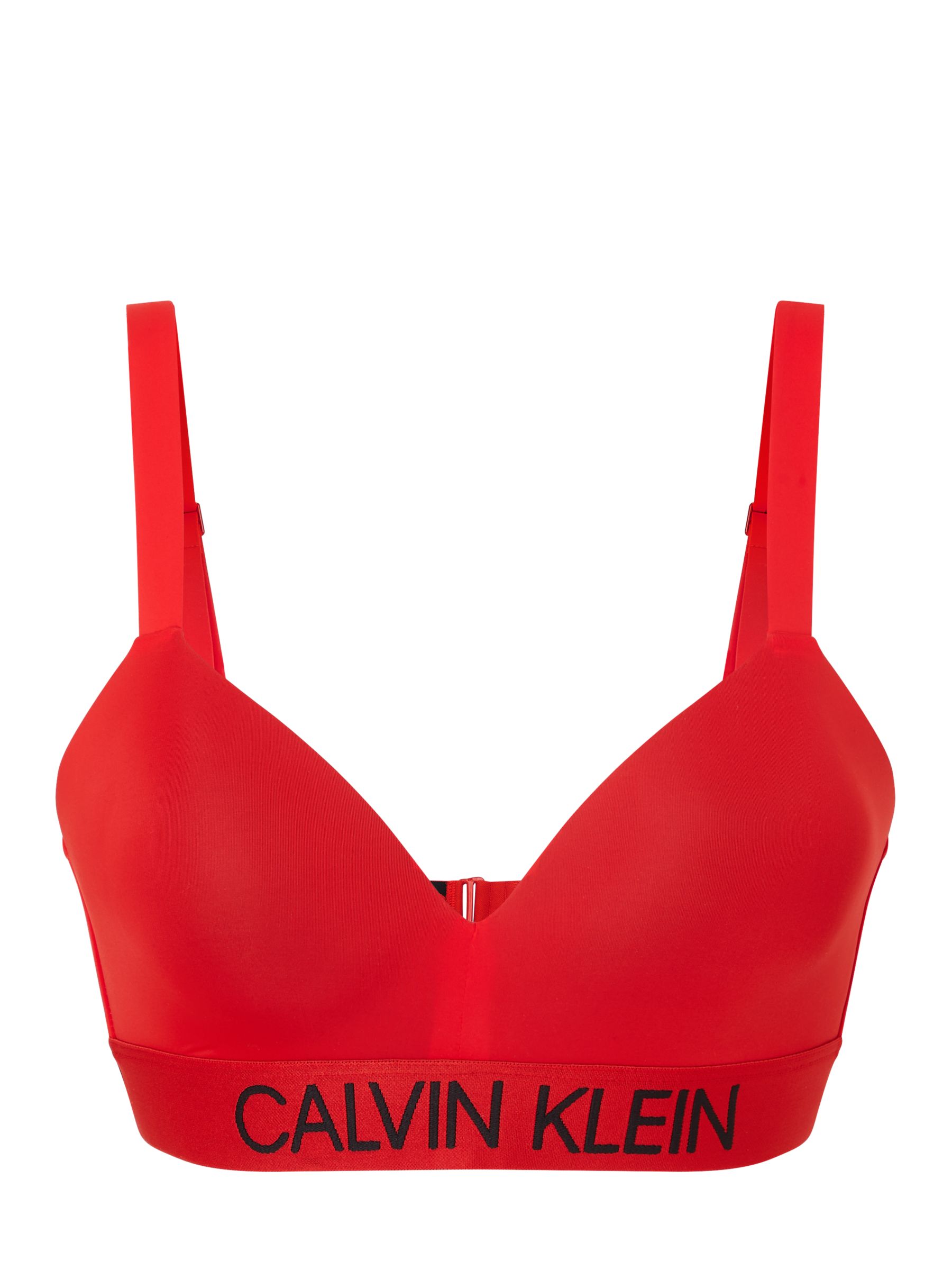 calvin klein red bikini top