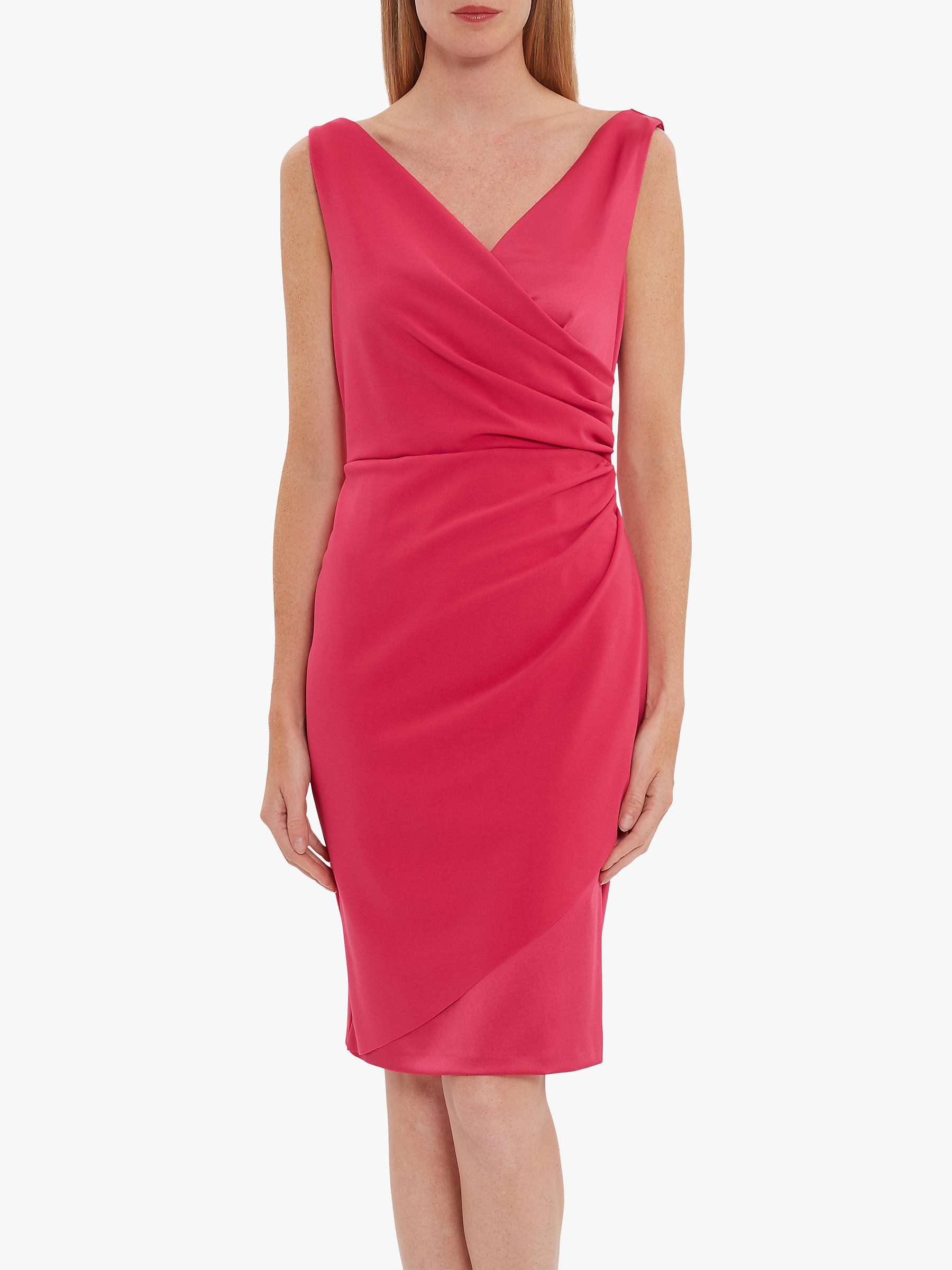 Buy Gina Bacconi Loni Crepe Satin Wrap Dress Online at johnlewis.com