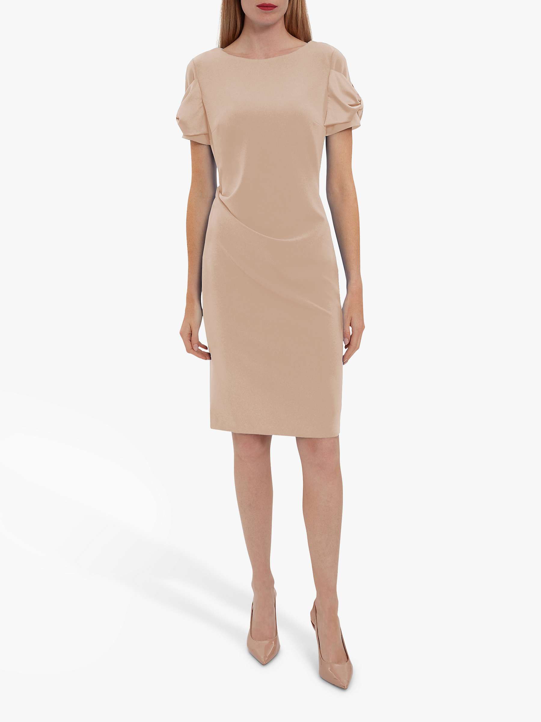 Buy Gina Bacconi Lorene Crepe Satin Bow Dress Online at johnlewis.com