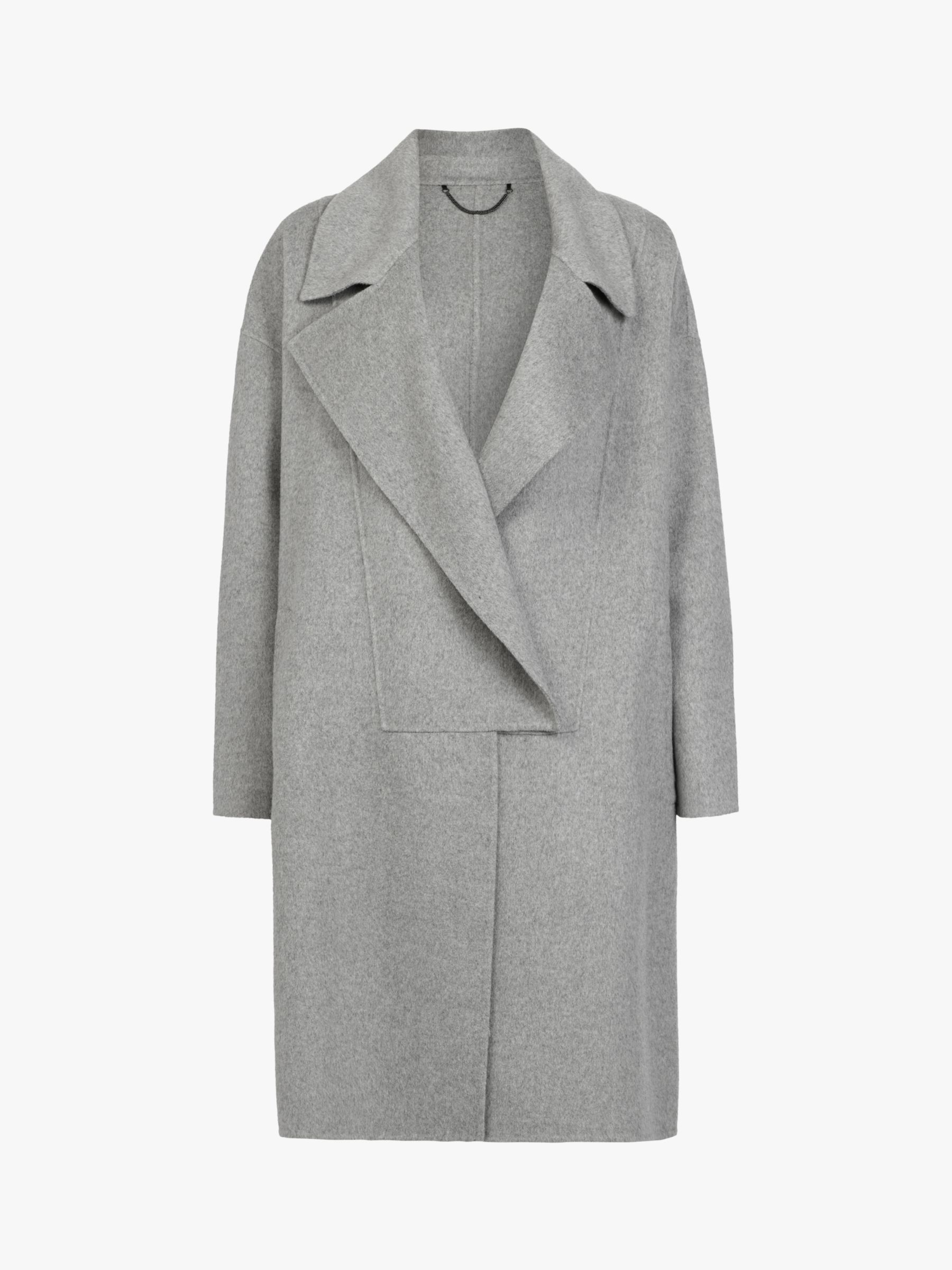 AllSaints Ryder Coat, Pale Grey