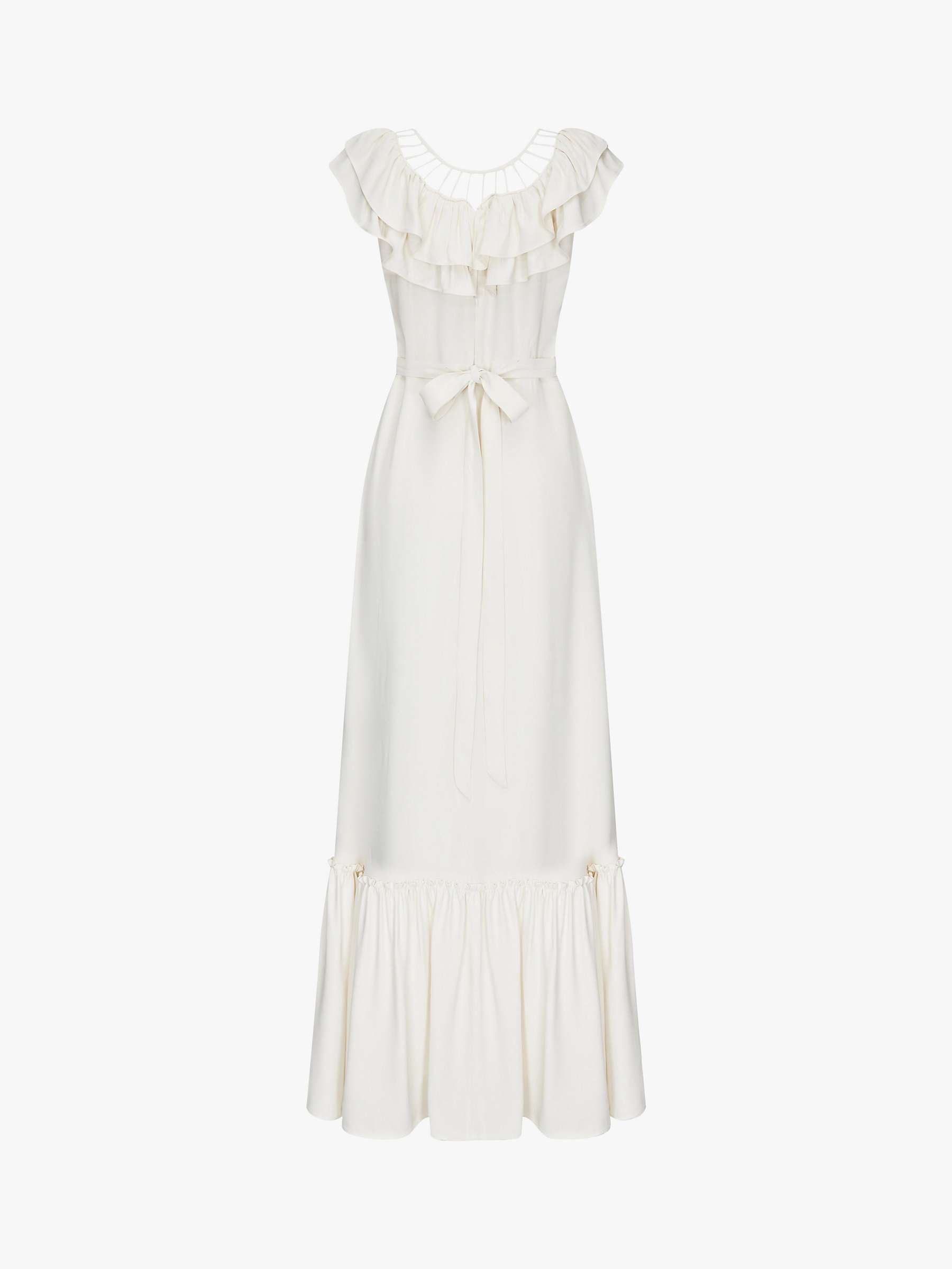Buy Ghost Rosa Frill Wedding Dress, Cloud Dancer Online at johnlewis.com
