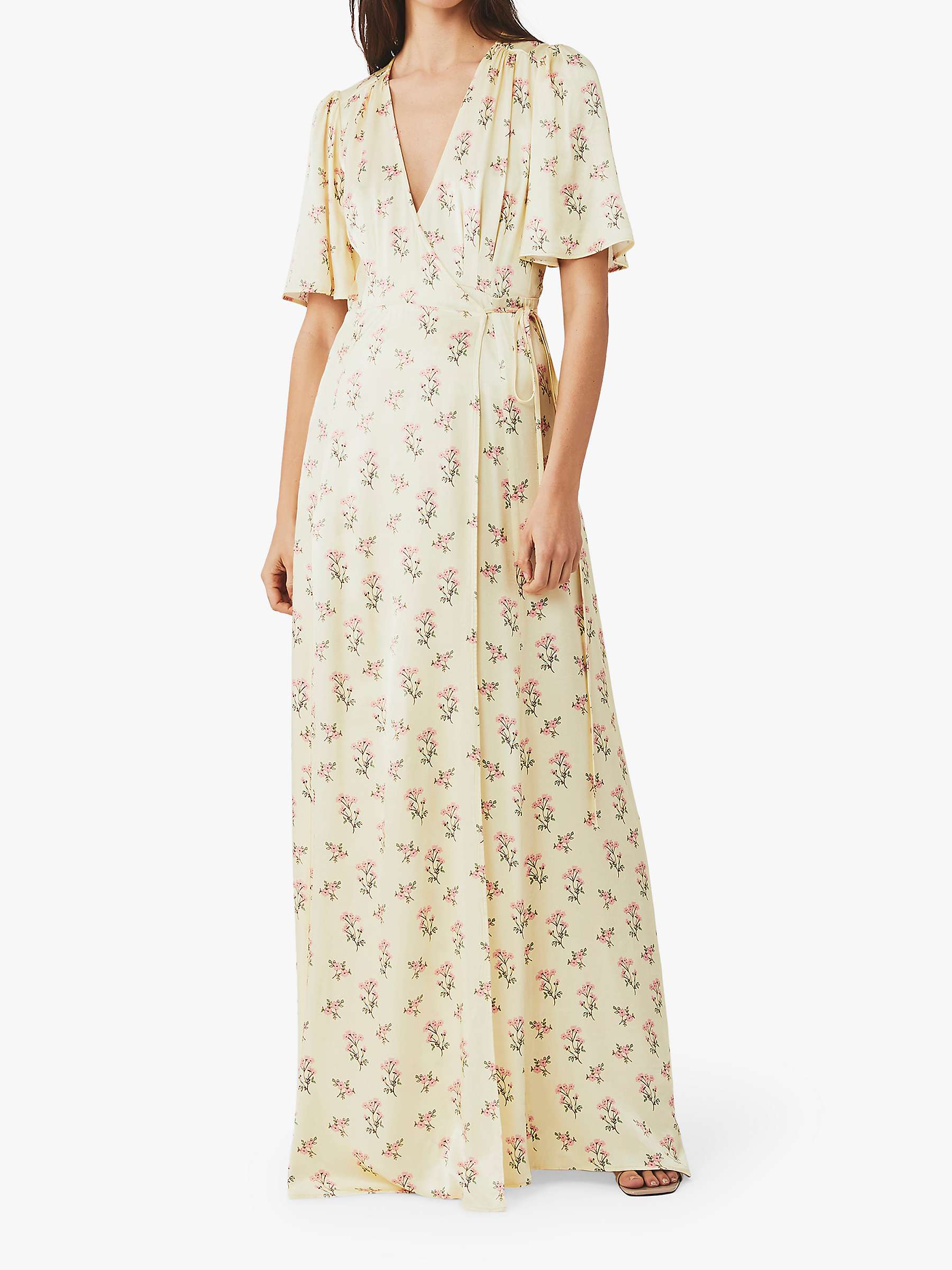 Ghost Perla Wrap Dress, Whimsy Bunches at John Lewis \u0026 Partners
