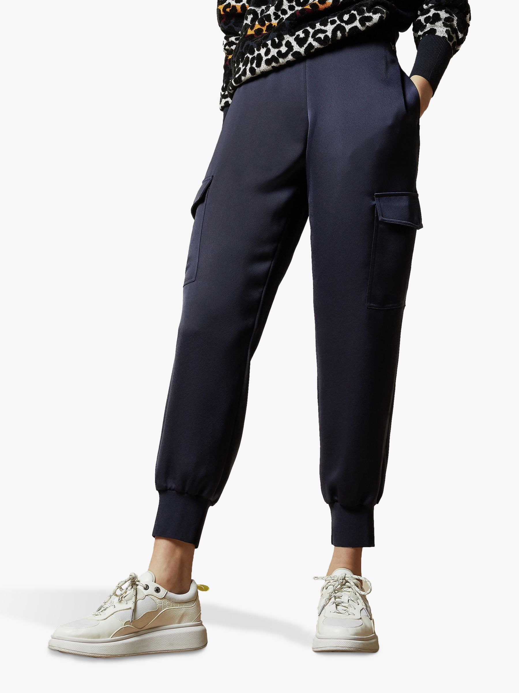 Ted Baker Sulia Cargo Joggers, Navy