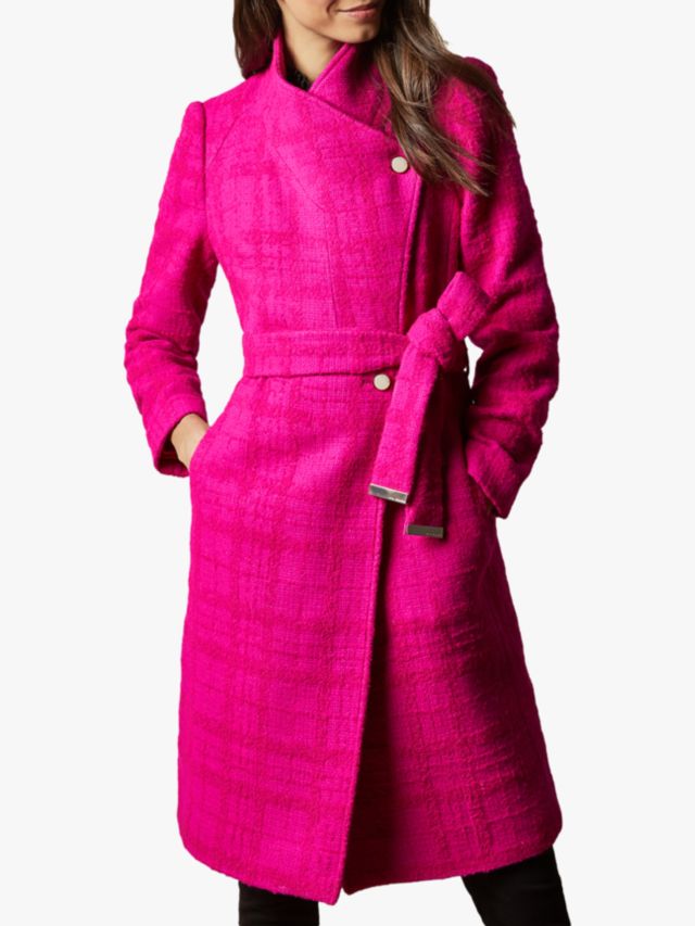 Ted baker store pink coat