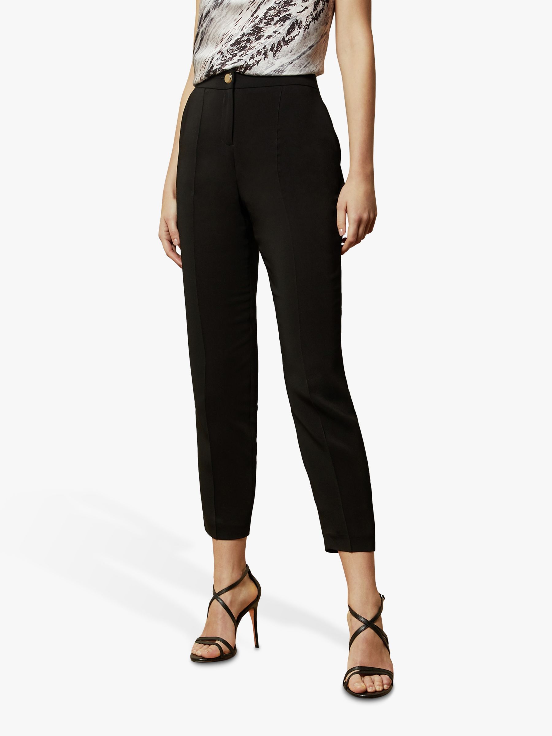 Ted Baker Raeet Cropped Trousers, Black