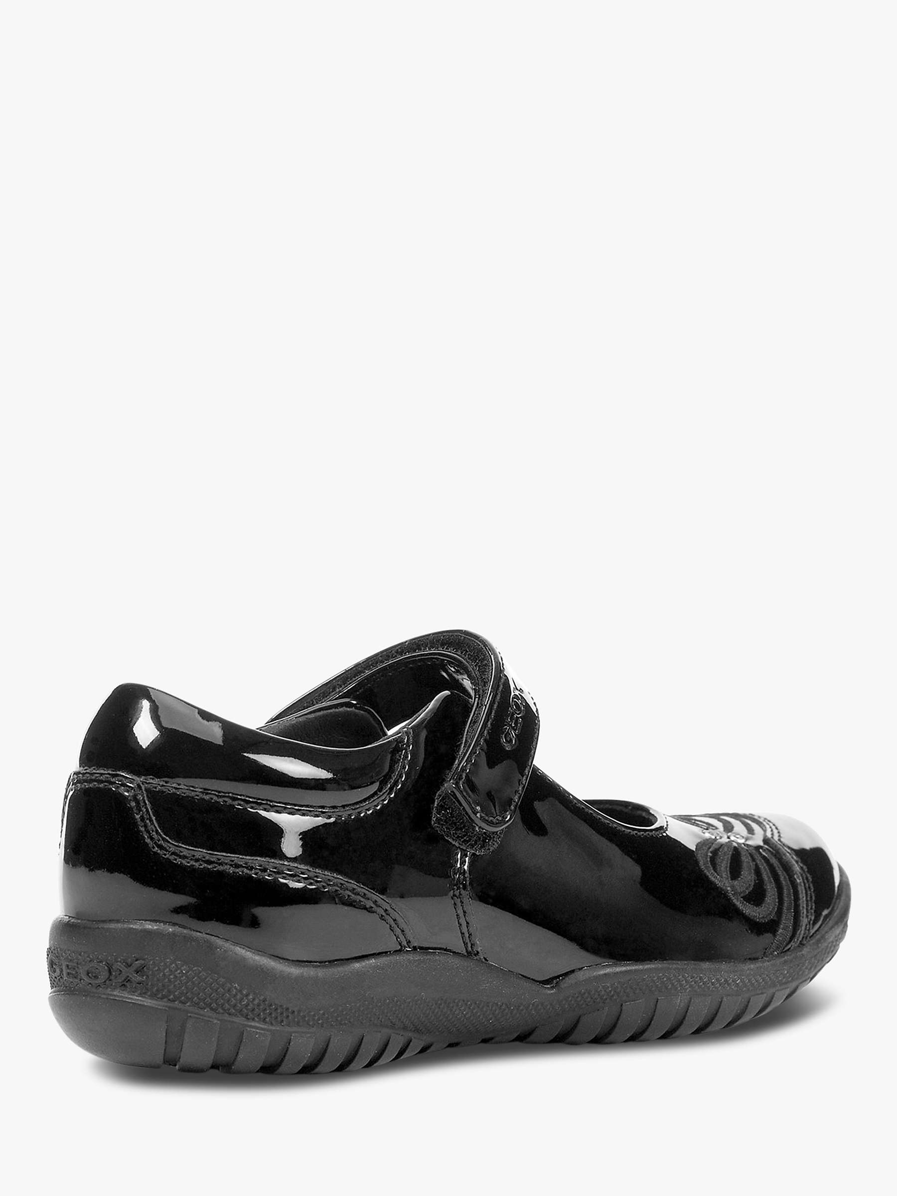 Buy Geox Children's Shadow Mary Jane School Shoes, Black Patent Online at johnlewis.com