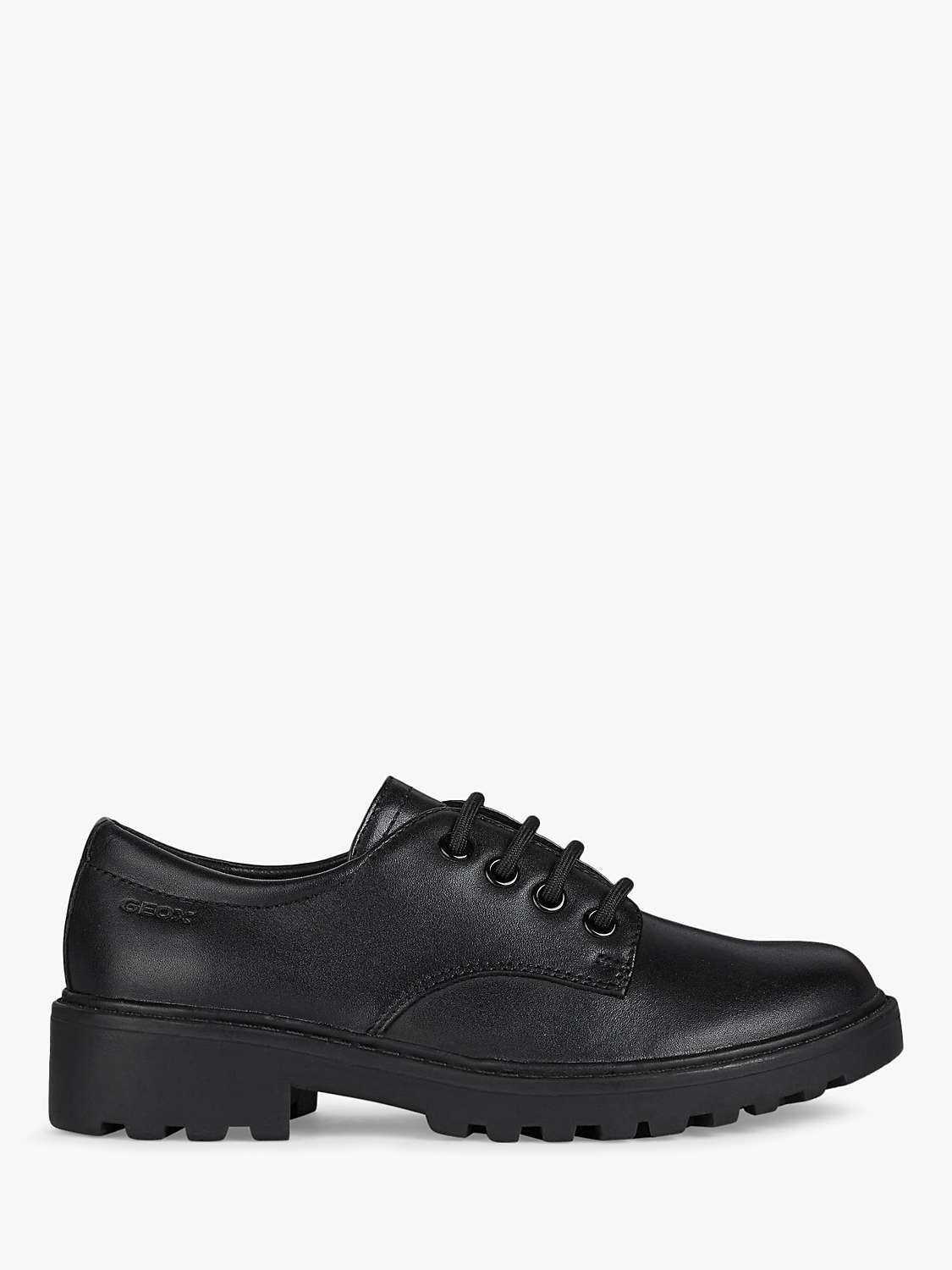 Buy Geox Kids' Casey Lace Up School Shoes, Black Online at johnlewis.com