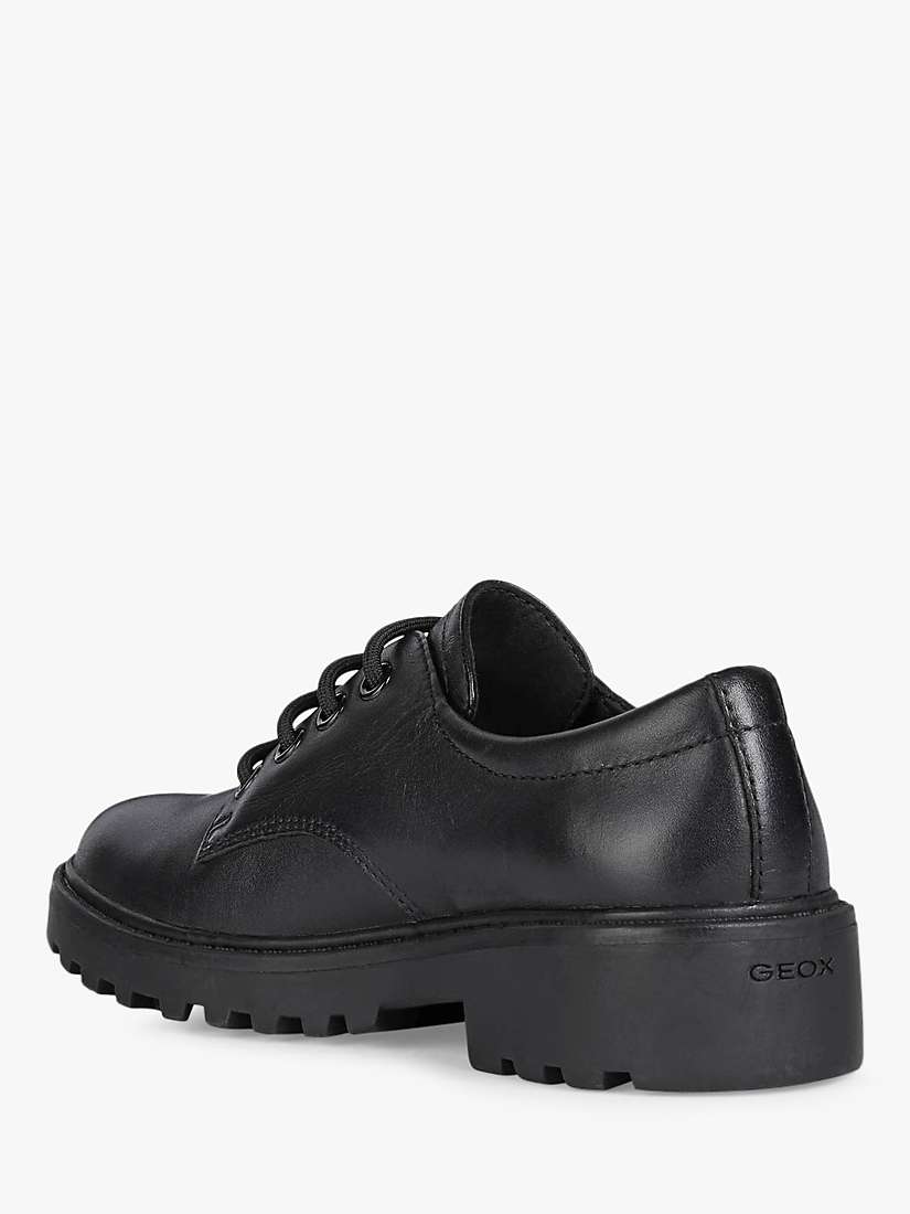 Buy Geox Kids' Casey Lace Up School Shoes, Black Online at johnlewis.com