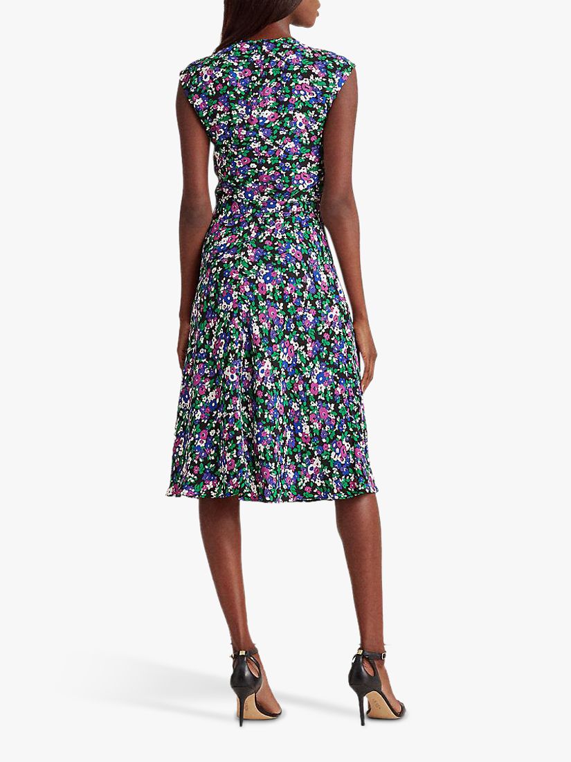 ralph lauren black floral dress