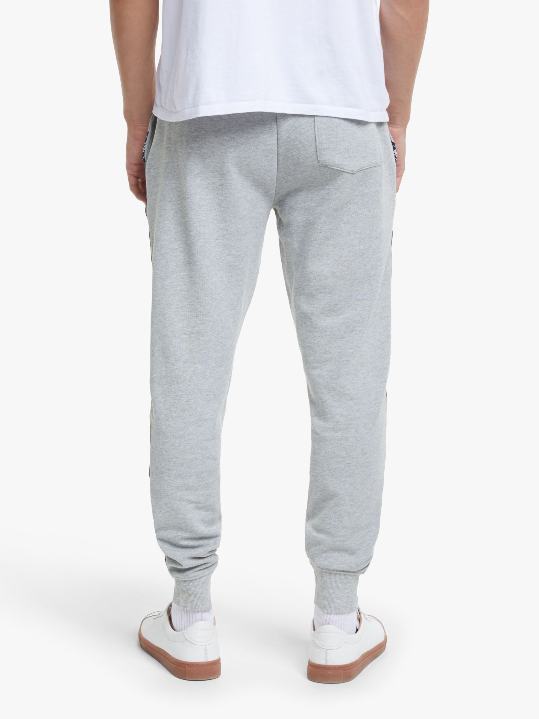 tommy hilfiger grey taped track pants