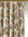 John Lewis Cordelia Floral Weave Pair Lined Pencil Pleat Curtains