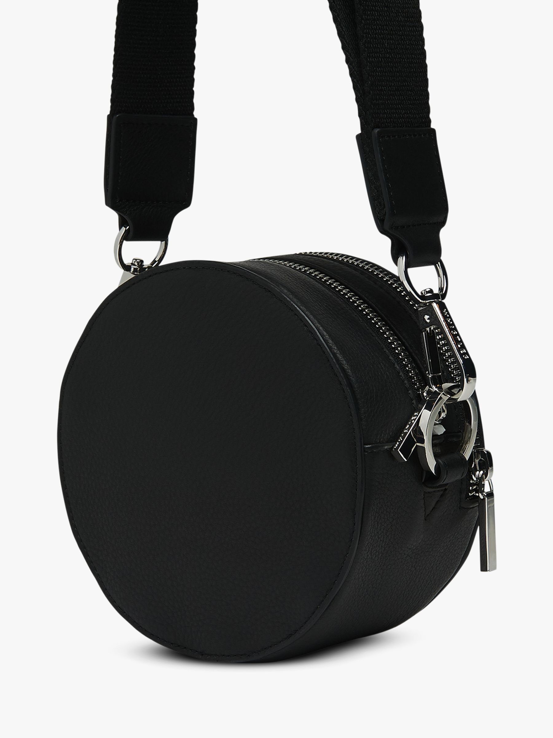 black round cross body bag