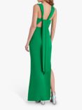 Whistles Tie Back Maxi Dress, Green