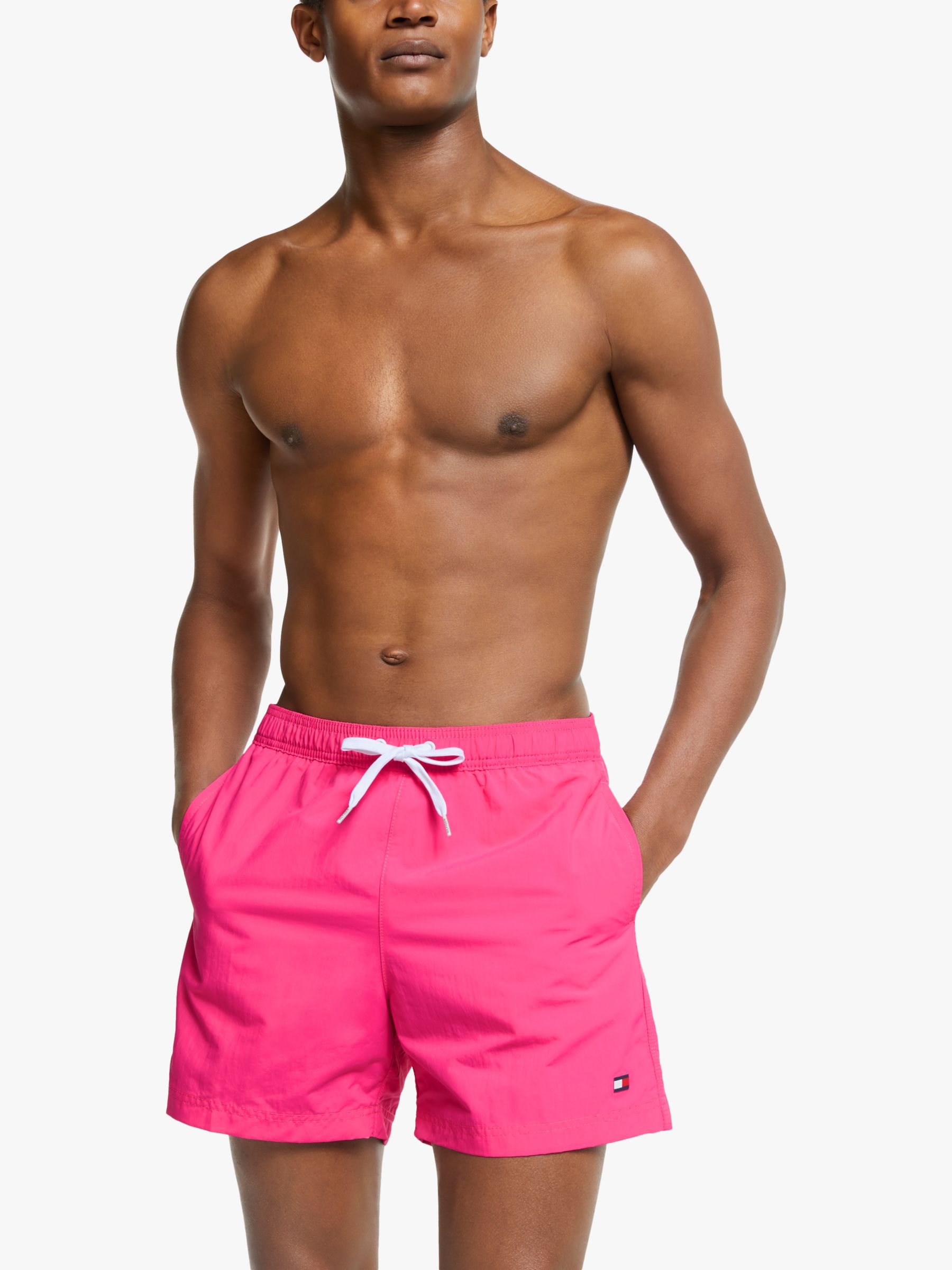 tommy hilfiger pink swim shorts