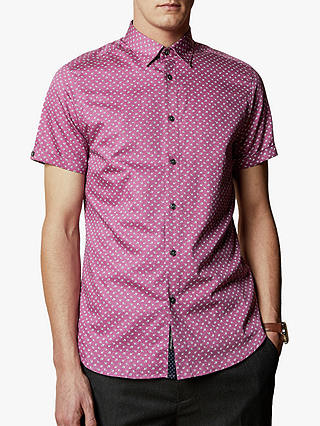 Ted Baker Weare Cotton Short Sleeve Floral Shirt