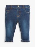 John Lewis & Partners Baby Stretch Denim Jeans, Blue
